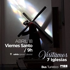 El Bus Turístico recorrerá las 7 Iglesias