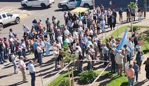 Pobre asistencia a una movilización del campo contra la suba de impuestos bonaerenses